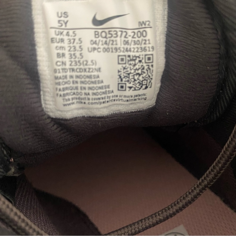 Nike Manoa ’17 Leather Boots, Violet Ore Brown Pink BQ5372-200, Girls 5Y, New - Picture 4 of 9
